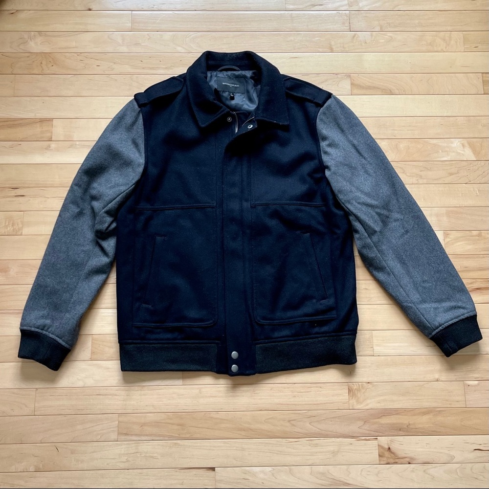 Banana Republic Men’s Wool Bomber Jacket
